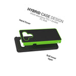 Green Black Case For Lg Stylo 6 Hybrid Heavy Duty Shockproof Hard Phone Cover
