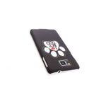 Coveron For Samsung Galaxy Alpha Case Ultra Slim Phone Cover Black Dog Paw