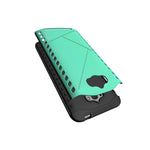 Teal Black Slim Hard Hybrid Phone Cover For Asus Zenfone Max Hard Case