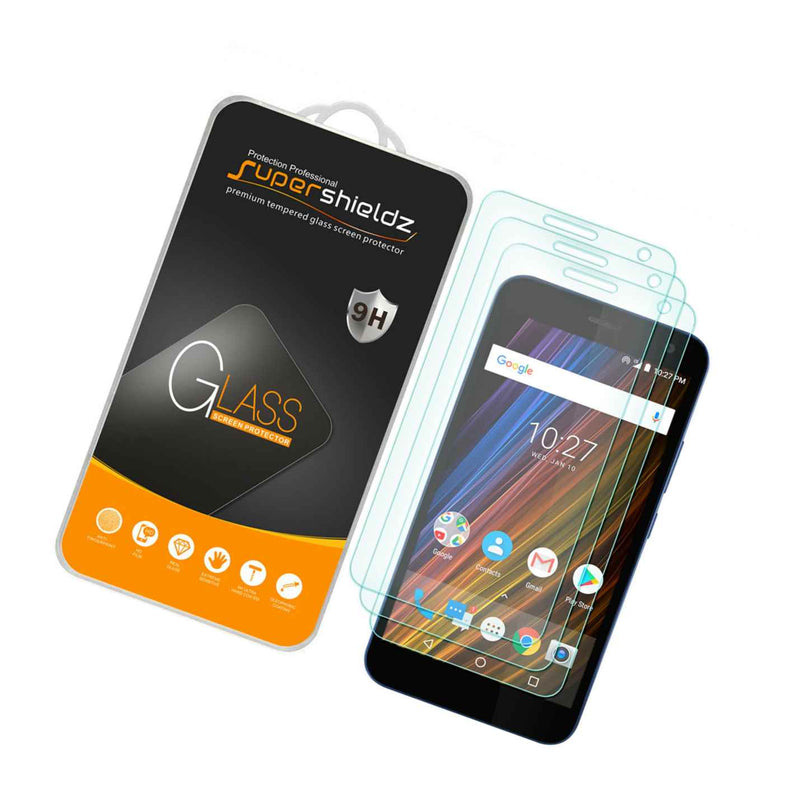 3X Supershieldz Tempered Glass Screen Protector Saver For Cricket Wave
