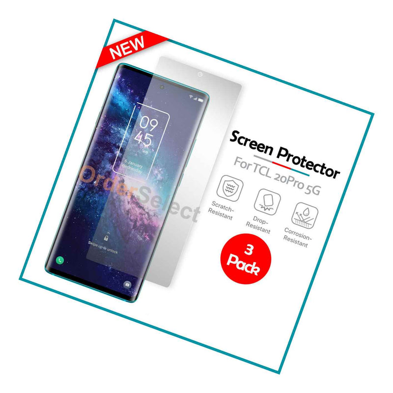 3 Pack Lcd Ultra Clear Hd Screen Protector For Android Phone Tcl 20 Pro 5G