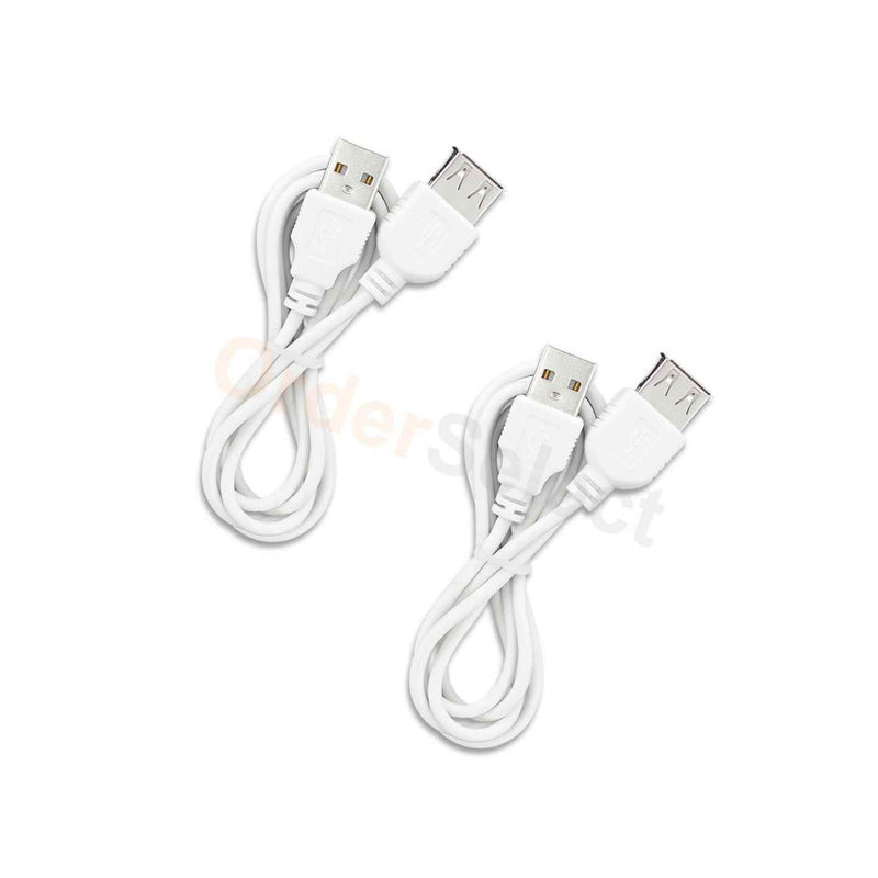 2X 3Ft 3Feet Shielded Usb2 0 Type A M F Extension Cable Cord U2A1 A2 03