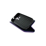 Coveron For Kyocera Hydro Icon Hydro Life Wallet Case Purple Navy Cover