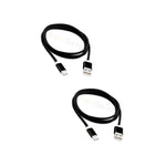2X Usb Type C Braided Charger Data Cable Cord For Phone Samsung Galaxy Note 8 9