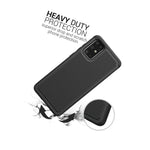 Black Hard Case For Samsung Galaxy S20 Plus Hybrid Shockproof Slim Phone Cover