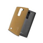 For Lg Volt 2 Hard Case Slim Matte Back Protective Rubberized Phone Cover Gold