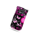 Hard Cover Protector Case For Nec Terrain Z3446 Pink Butterfly