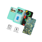 Almond Blossom Rfid Blocking Leather Wallet Phone Case For Google Pixel 5