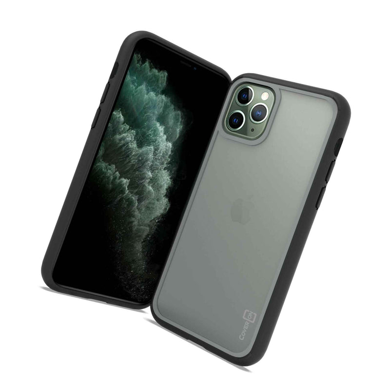 Black Gray Hybrid Shockproof Clear Phone Case For Apple Iphone 11 Pro Max
