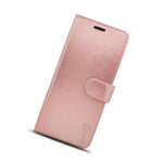 Rose Gold Rfid Blocking Leather Wallet Cover Phone Case For Samsung Galaxy S20