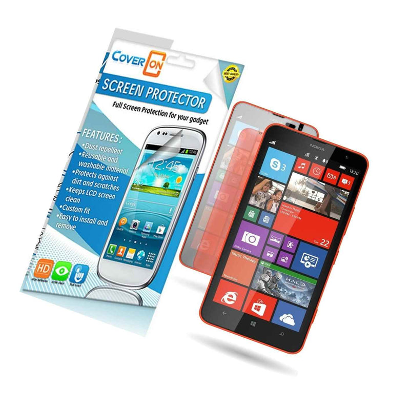 For Nokia Lumia 1320 6 Mirror Lcd Screen Protectors Fitted Film Shield Guard