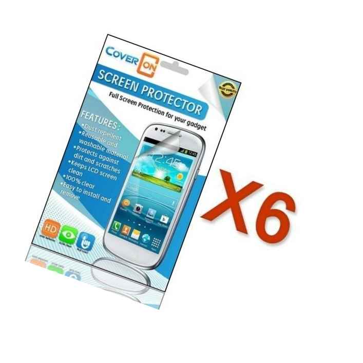 6Pcs Hd Clear Screen Protector Lcd Guard Cover For Pantech Pocket P9060