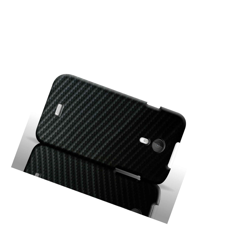 Hard Cover Protector Case For Blu Studio 5 0 D530 D520 Black Carbon Fiber