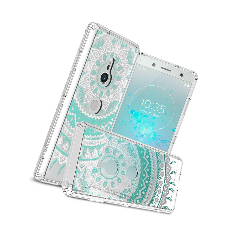 Clear Mandala Design Slim Fit Tpu Bumpers Cover Phone Case For Sony Xperia Xz3