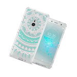 Clear Mandala Design Slim Fit Tpu Bumpers Cover Phone Case For Sony Xperia Xz3