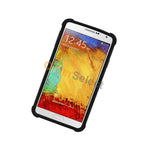 Hybrid Rubber Hard Case For Android Phone Samsung Galaxy Note 3 Black 400 Sold