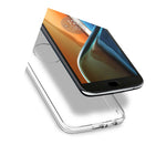 Hybrid Slim Fit Back Cover Case For Motorola Moto G5 Plus Moto X 2017 Clear