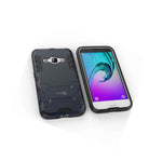 For Samsung Galaxy J1 Galaxy Amp 2 Case Hard Kickstand Protective Cover Navy