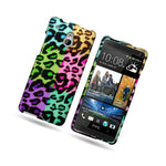 Hard Cover Protector Case For Htc One Mini M4 Colorful Leopard