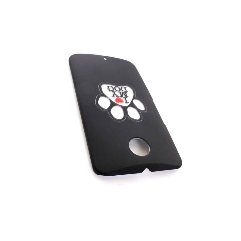 Coveron For Motorola Google Nexus 6 Case Black Dog Paw Hard Phone Slim Cover