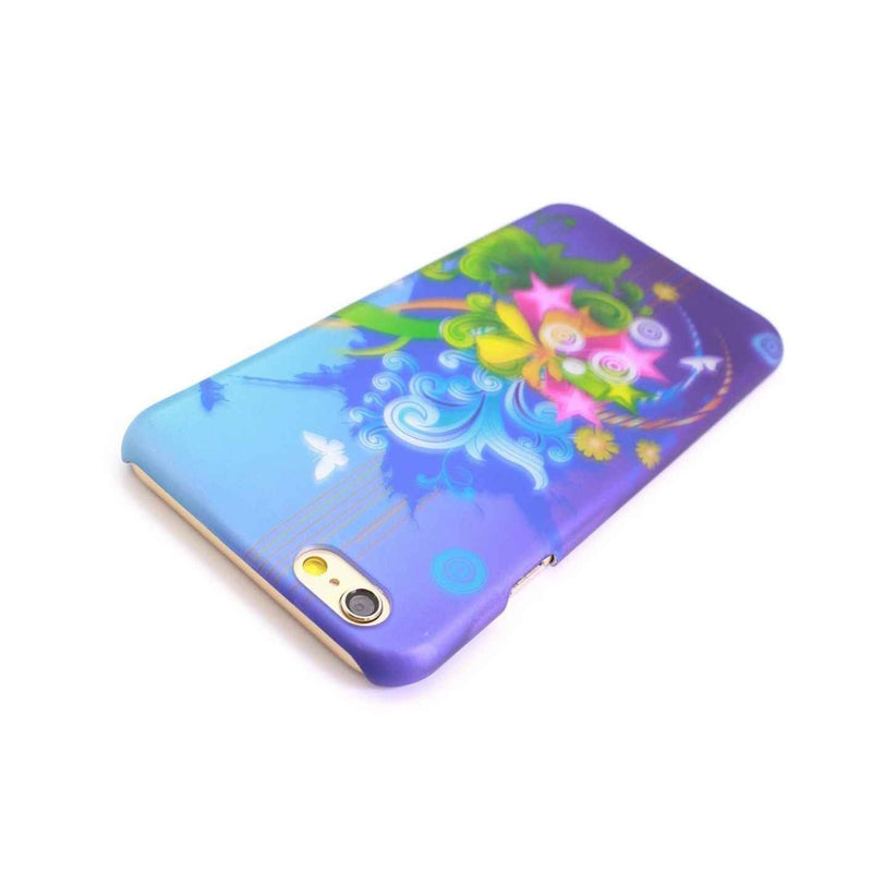 Coveron For Apple Iphone 6 4 7 Case Blue Floral Burst Hard Phone Slim Cover