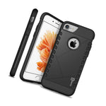 Black Slim Hard Hybrid Phone Cover For Apple Iphone 7 Hard Case