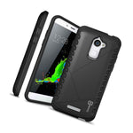 Black Black Slim Hard Hybrid Phone Cover For Coolpad Note 3 Lite Hard Case