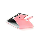 Coveron For Samsung Galaxy Note Edge Wallet Case Pink White Card Cover