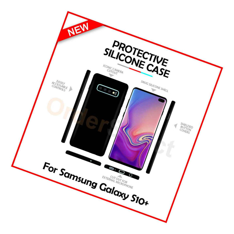 Ultra Slim Protector Plastic Phone Case Black For Samsung Galaxy S10 S10 Plus