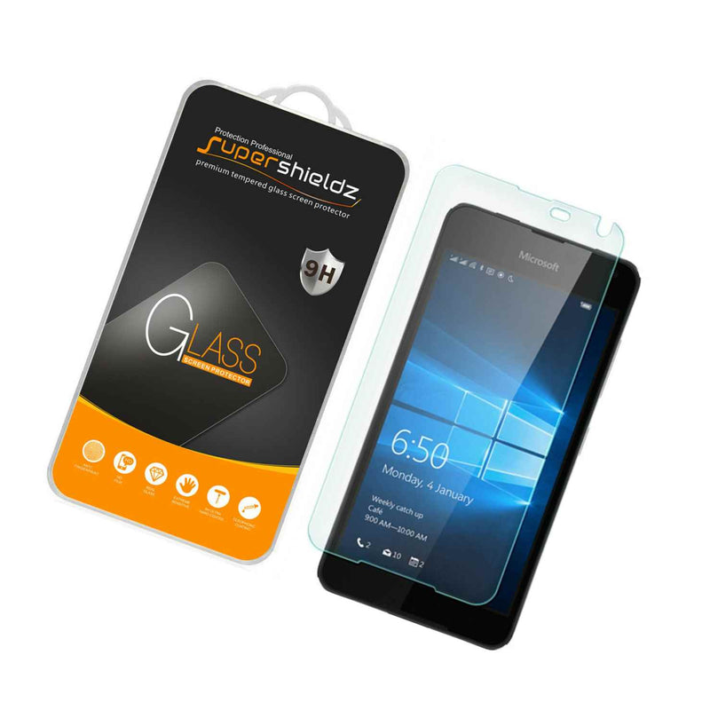 2X Supershieldz Tempered Glass Screen Protector Saver For Microsoft Lumia 650