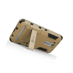 For Asus Zenfone 2 Laser 6 0 Case Armor Kickstand Slim Hard Cover Gold Black