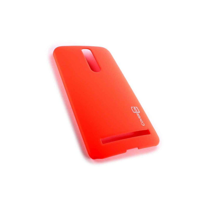 For Asus Zenfone 2 5 5 Case Neon Orange Hard Phone Slim Protective Back Cover