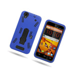 Blue Black Colorful Snap On Protective Hybrid Case For Zte Max Boost Max
