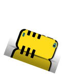 For Blu Life Play Hybrid Rugged Protector Yellow Black Case Cover