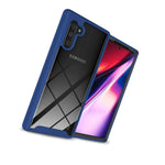 Blue Trim Military Shockproof Slim Fit Phone Case For Samsung Galaxy Note 10