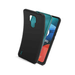 Black Case For Motorola Moto E7 Flexible Soft Slim Fit Tpu Phone Cover