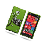 Hard Cover Protector Case For Nokia Lumia Icon 929 Black White Owl