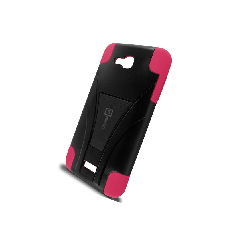 For Kyocera Hydro Wave Case Hybrid Dual Hard Skin Phone Cover Pink