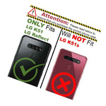Carbon Fiber Designed Tpu Slim Hard Back Cover Phone Case For Lg K51 Reflect