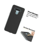 Carbon Fiber Designed Tpu Slim Hard Back Cover Phone Case For Lg K51 Reflect