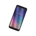 Tempered Glass Screen Protector For Samsung Galaxy A6 2018 Clear W Black Trim