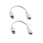 2X New Adapter Cord Type C To Micro Usb For Phone Zte Grand X3 X Max 2 100 Sold