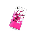 Hard Cover Protector Case For Sony Xperia Z1 C6906 Spring Flower