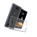 Hybrid Slim Fit Hard Back Cover Phone Case For Lg X Max Clear Clear