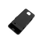 Black Holster Belt Clip Case Hard Rubber Cover For Zte Sprint Vital N9810