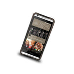 For Htc Desire 626 626S Case Hybrid Dual Hard Skin Phone Cover Gray Black