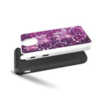 Purple Flower Case For Samsung Amp Prime 3 Eclipse 2 J3 Aura Galaxy Achieve