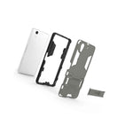 For Sony Xperia X1 Hard Case Gray Black Slim Kickstand Protective Phone Cover