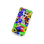 Hard Cover Protector Case For Htc One Max T6 Traffic Road Street Signs