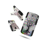Coveron For Lg Access F70 Case Love Tree Hybrid Hard Phone Stand Cover